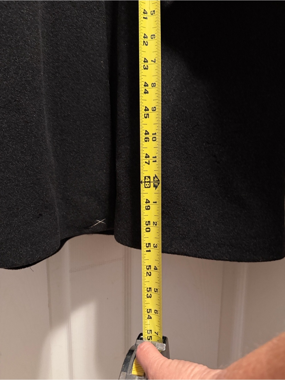 Joseph & Feiss Black Men's big and tall Pea Coat - Picture 4 of 6